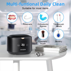 Digital display and controls on VIVIZEN cleaner