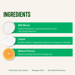 Vivo Life B12 Complex packaging showing vegan certification