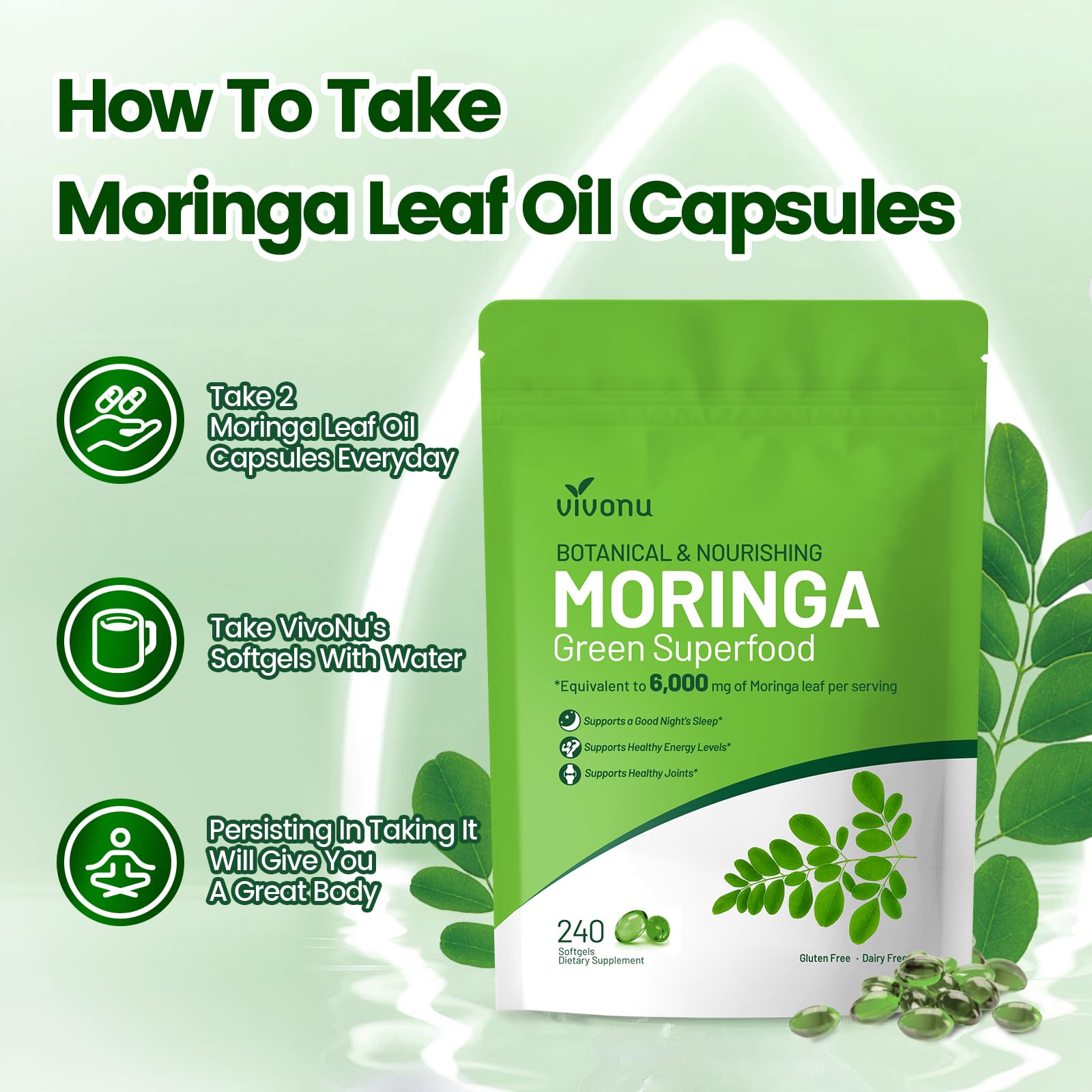 VivoNu Moringa formula maximizing bioavailability