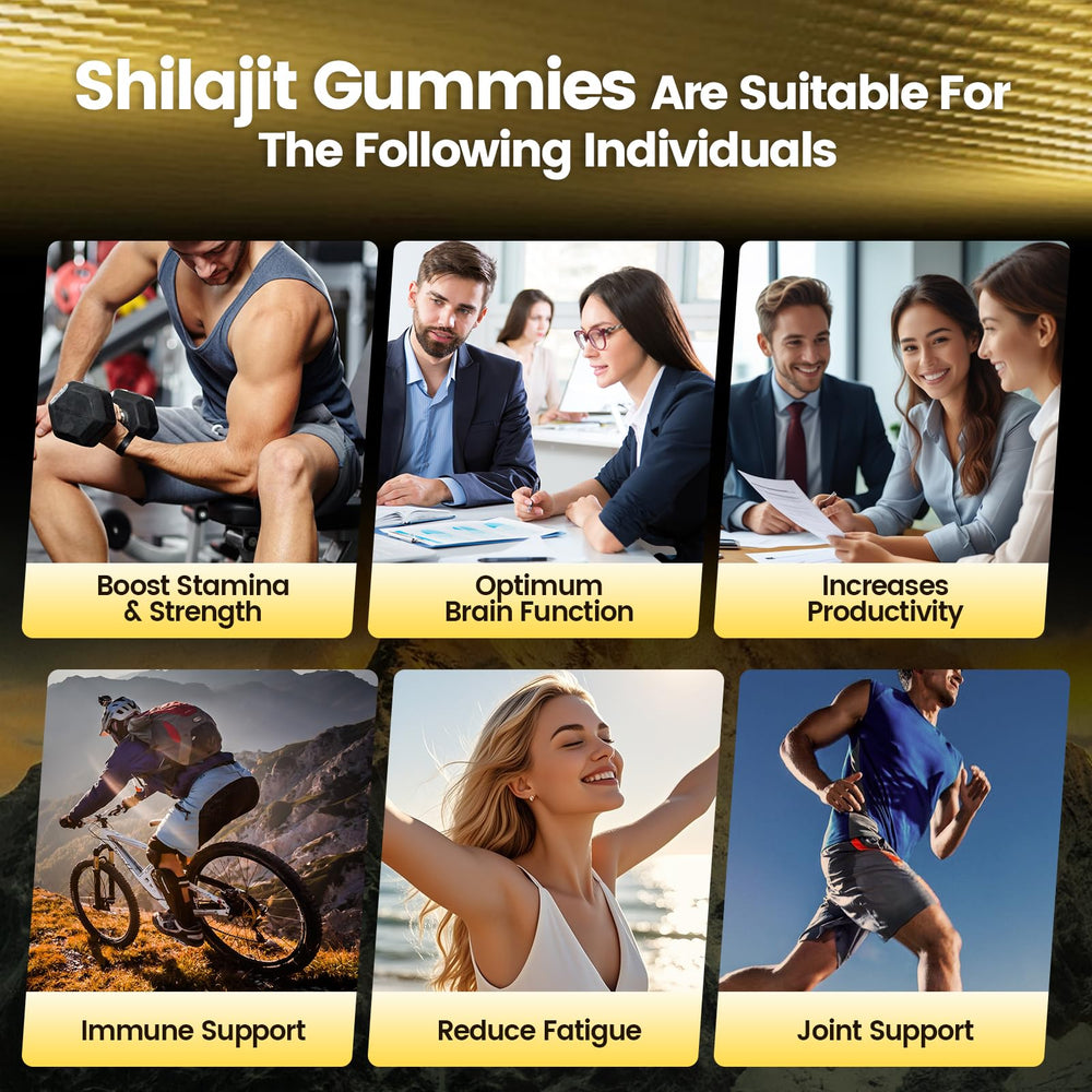 Individually wrapped VivoNu Shilajit Gummies