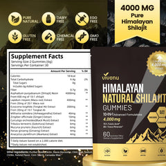 VivoNu Shilajit Gummies packaging and branding display