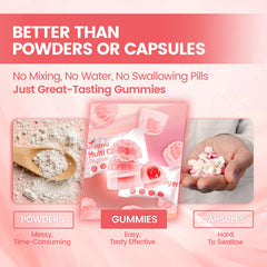 VivoNu gummies with strawberry flavor and sugar-free label