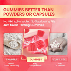 Front label shows 60 gummies per pouch for ongoing use