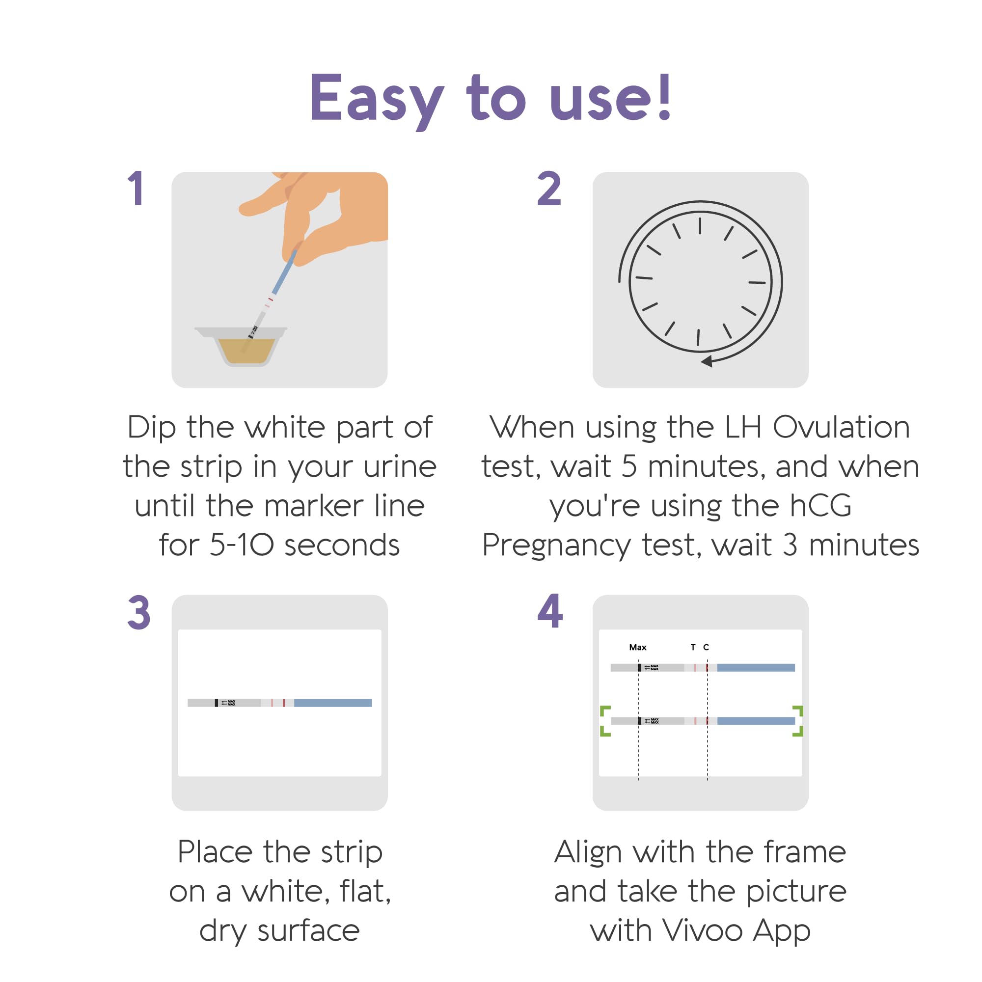 Vivoo App cycle tracking dashboard on smartphone