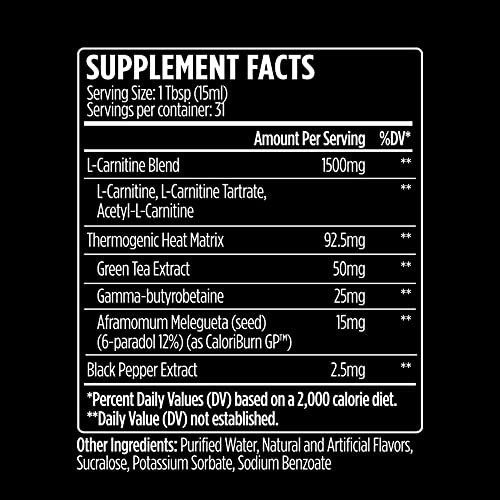 L-Carnitine 1500 Heat liquid bottle and gummy bears