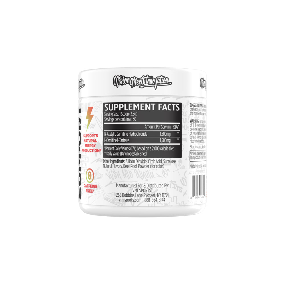 Serving scoop of VMI Sports L-Carnitine 3000 powder