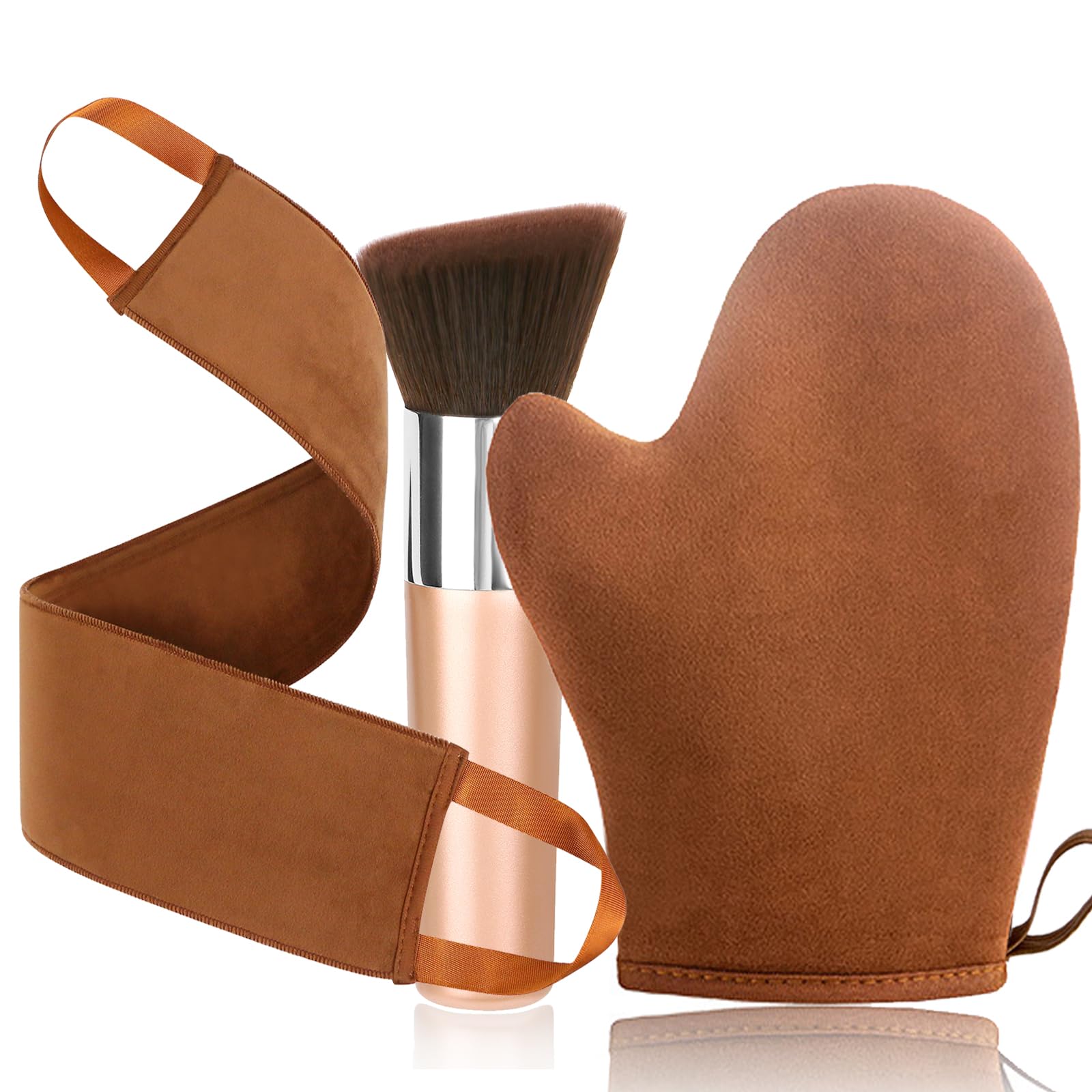 VNIHTT VNITT 3-in-1 self-tanning kit for an even, natural glow.