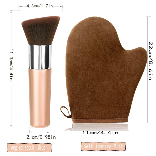 VNIHTT VNITT face Kabuki brush for precise facial coverage.