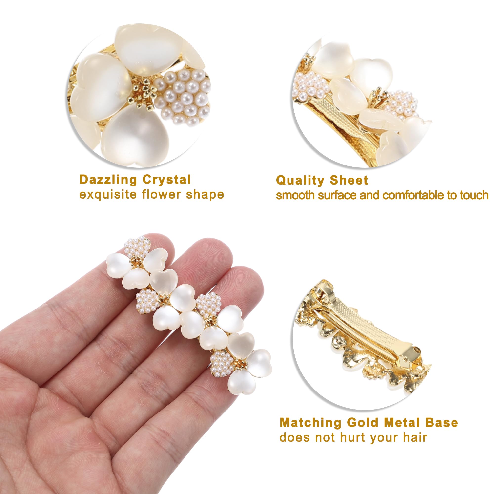 VOCOSTE wearing on bun or ponytail demonstrates versatile, secure grip for everyday use.