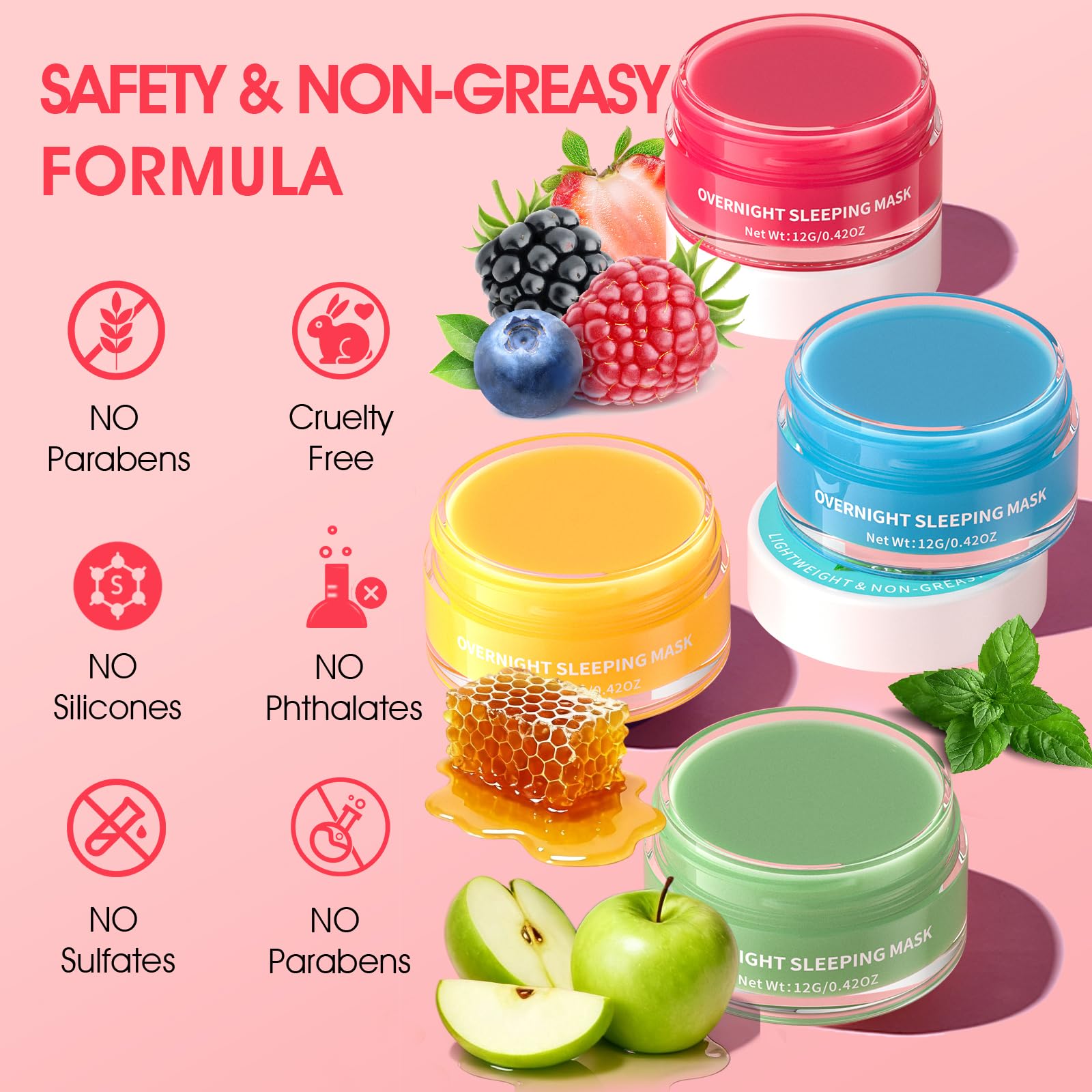 VOERUY lip mask for day and night use before lipstick.