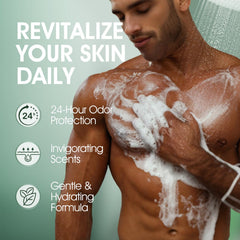 VOERUY close-up of lather demonstrating rich cleansing for skin comfort.