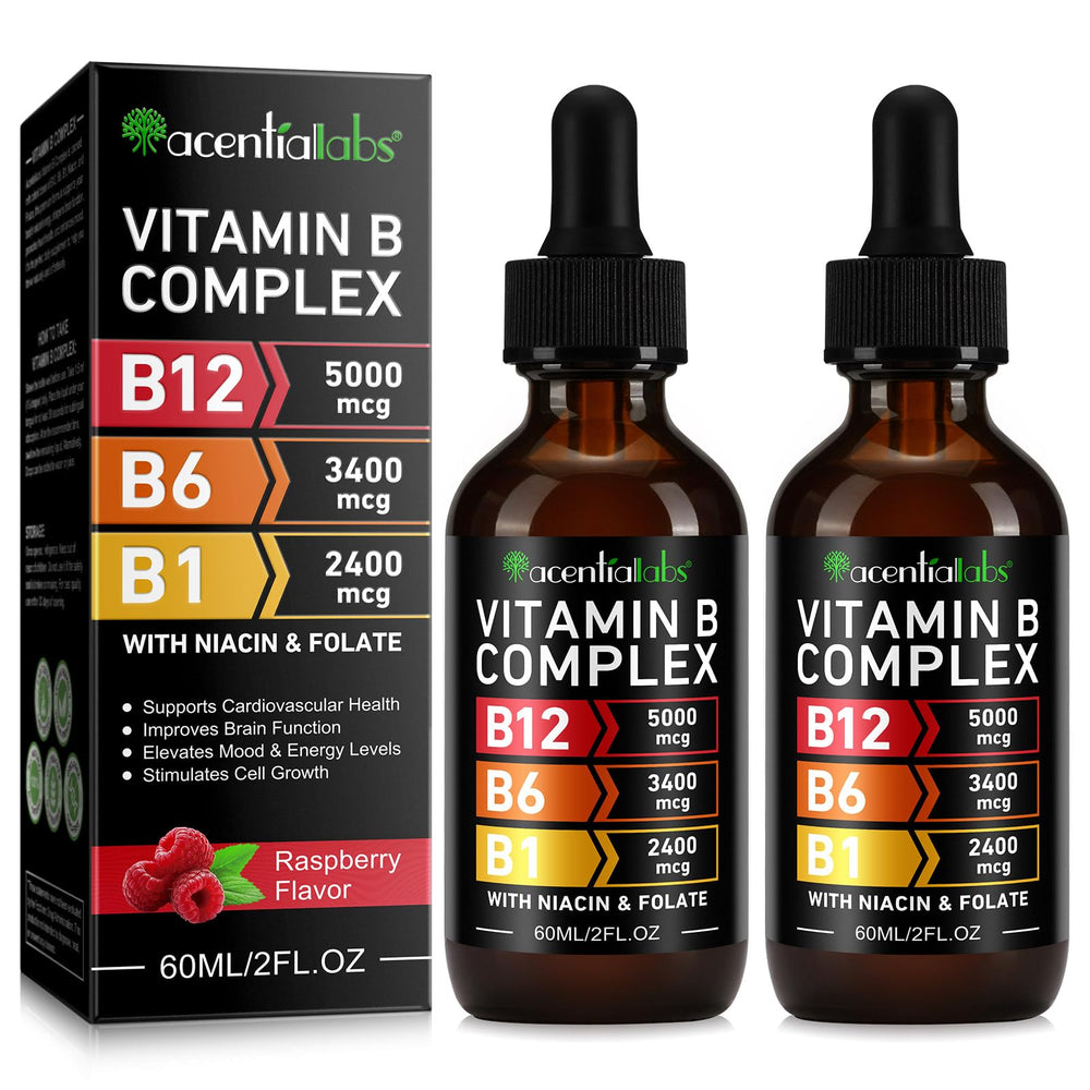 VOGSIG Vitamin B Complex Liquid Drops bottle on white background