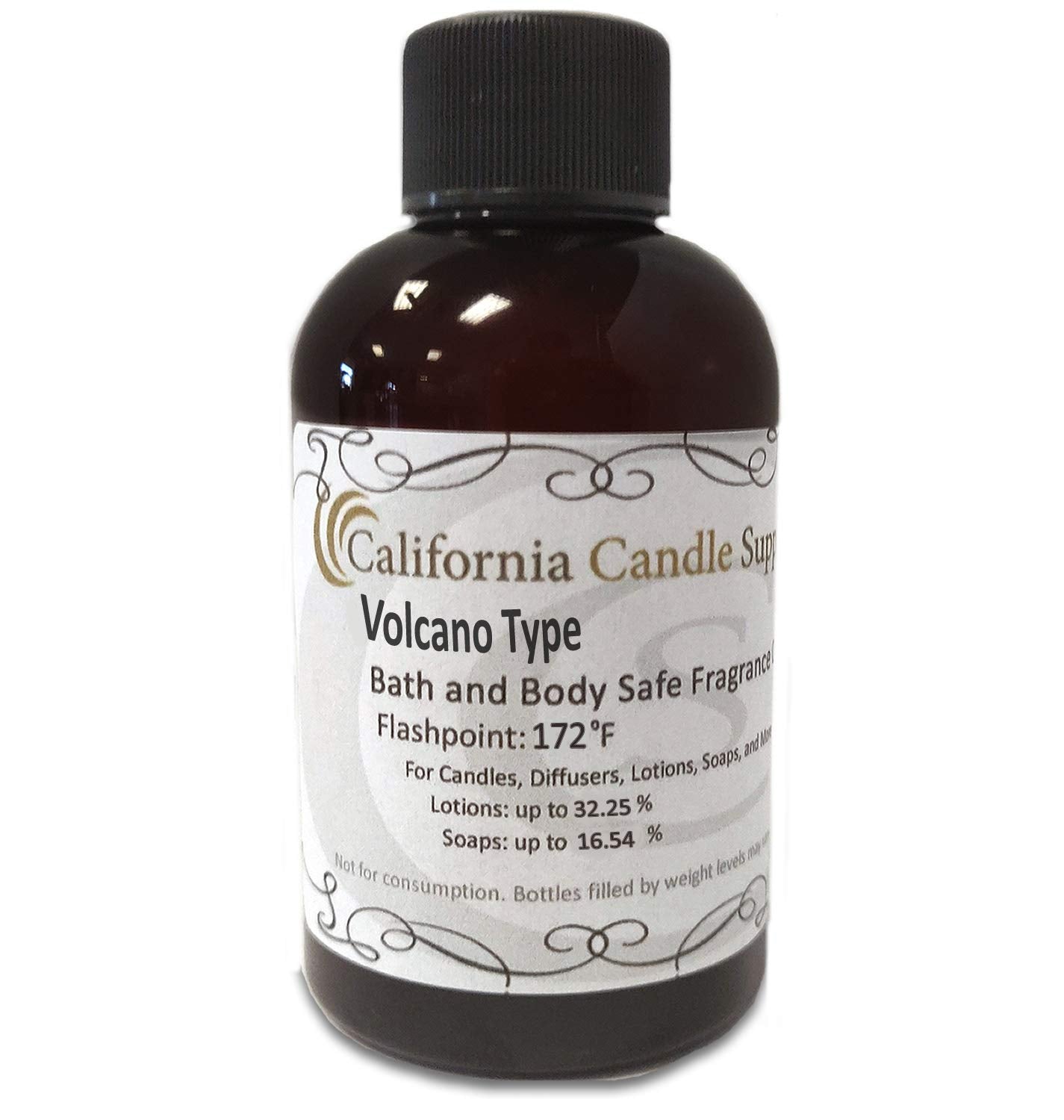 Volcano Type fragrance oil for candles and soap - 4oz bottle