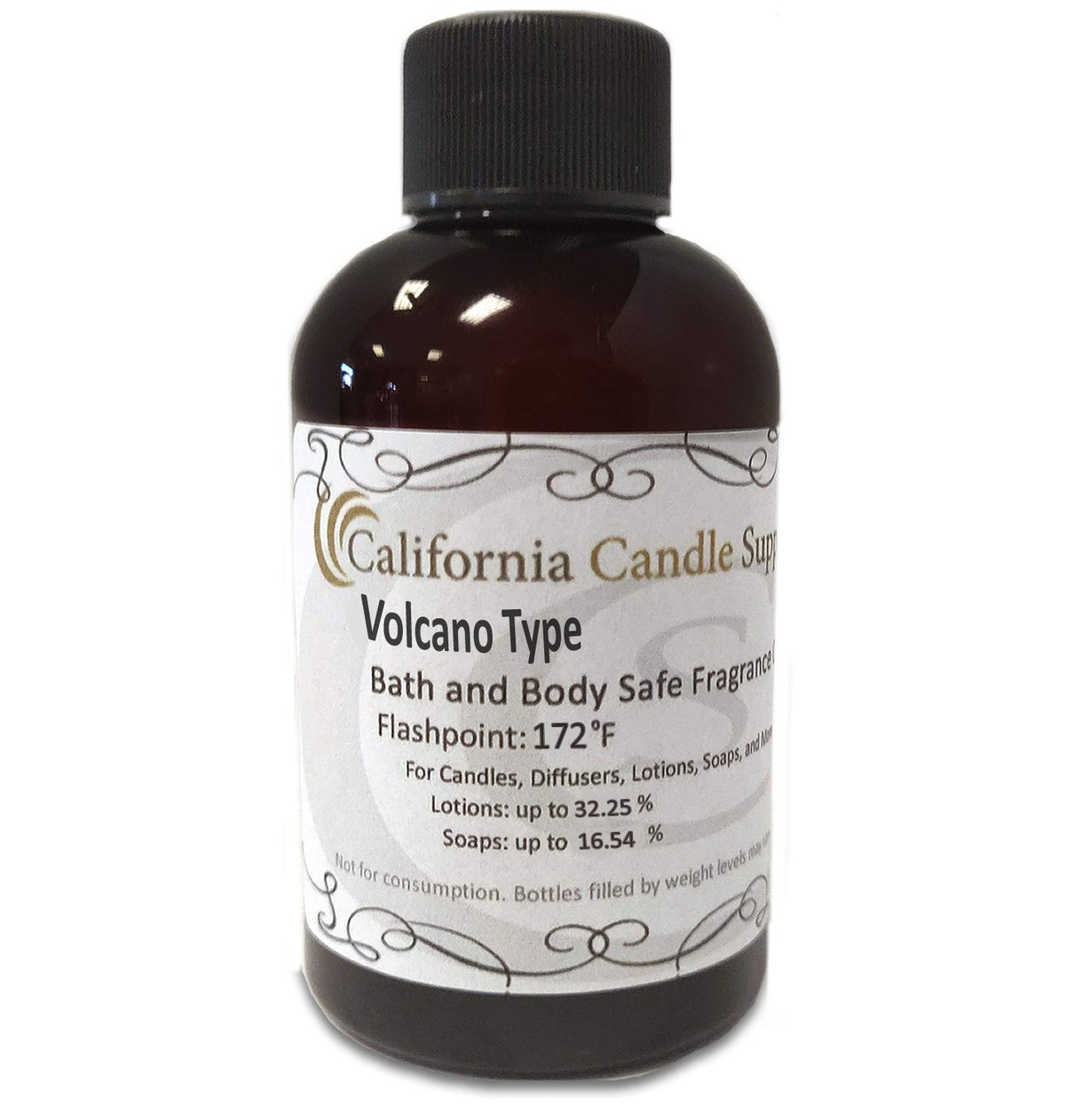 Volcano Type fragrance oil for candles and soap - 4oz bottle