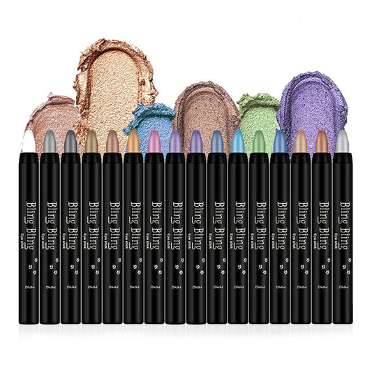 VolksRose 16 Colors Eyeshadow Stick palette swatches show vibrant, blendable shades for versatile looks.