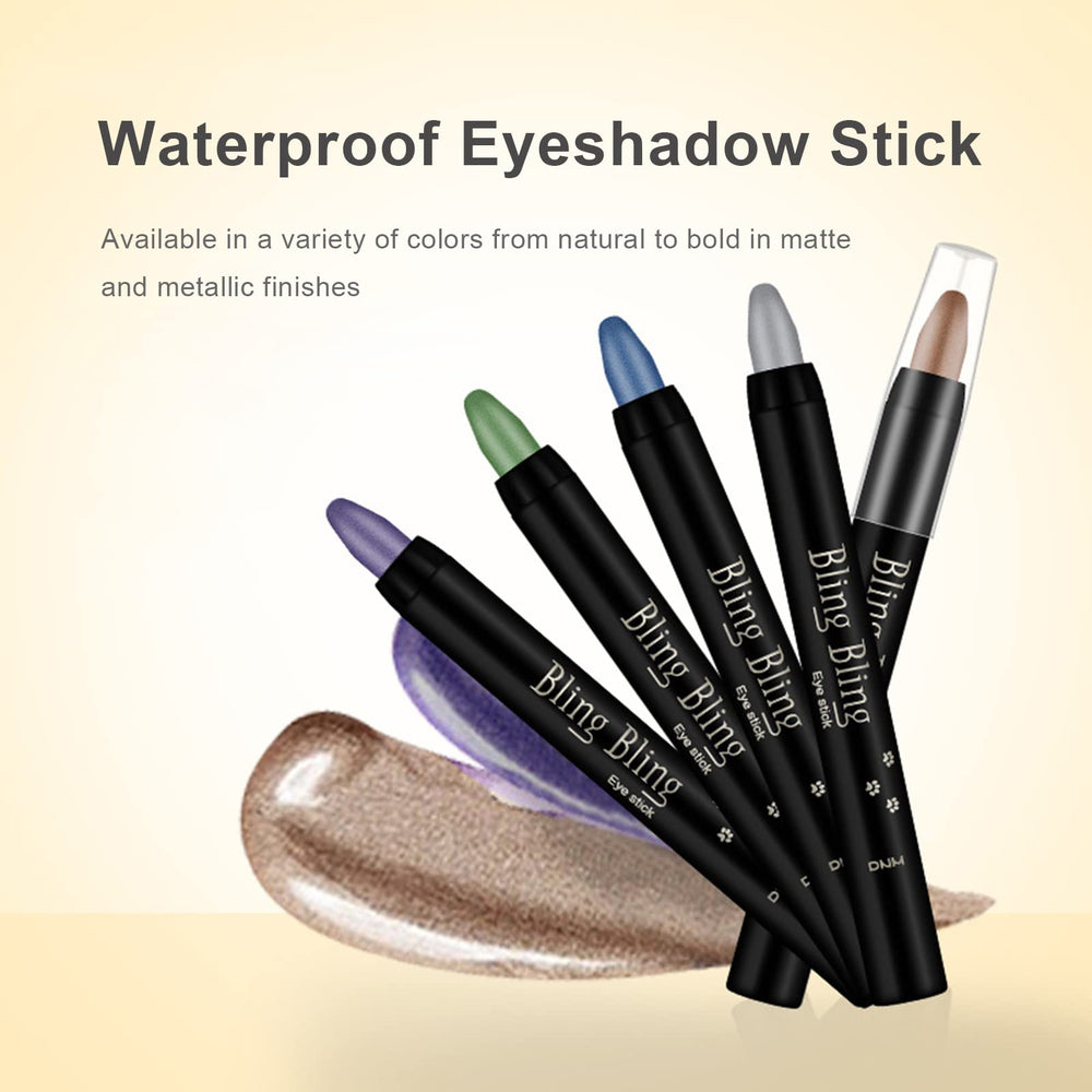 VolksRose waterproof glitter cream stick delivers long-lasting, vivid eye color.