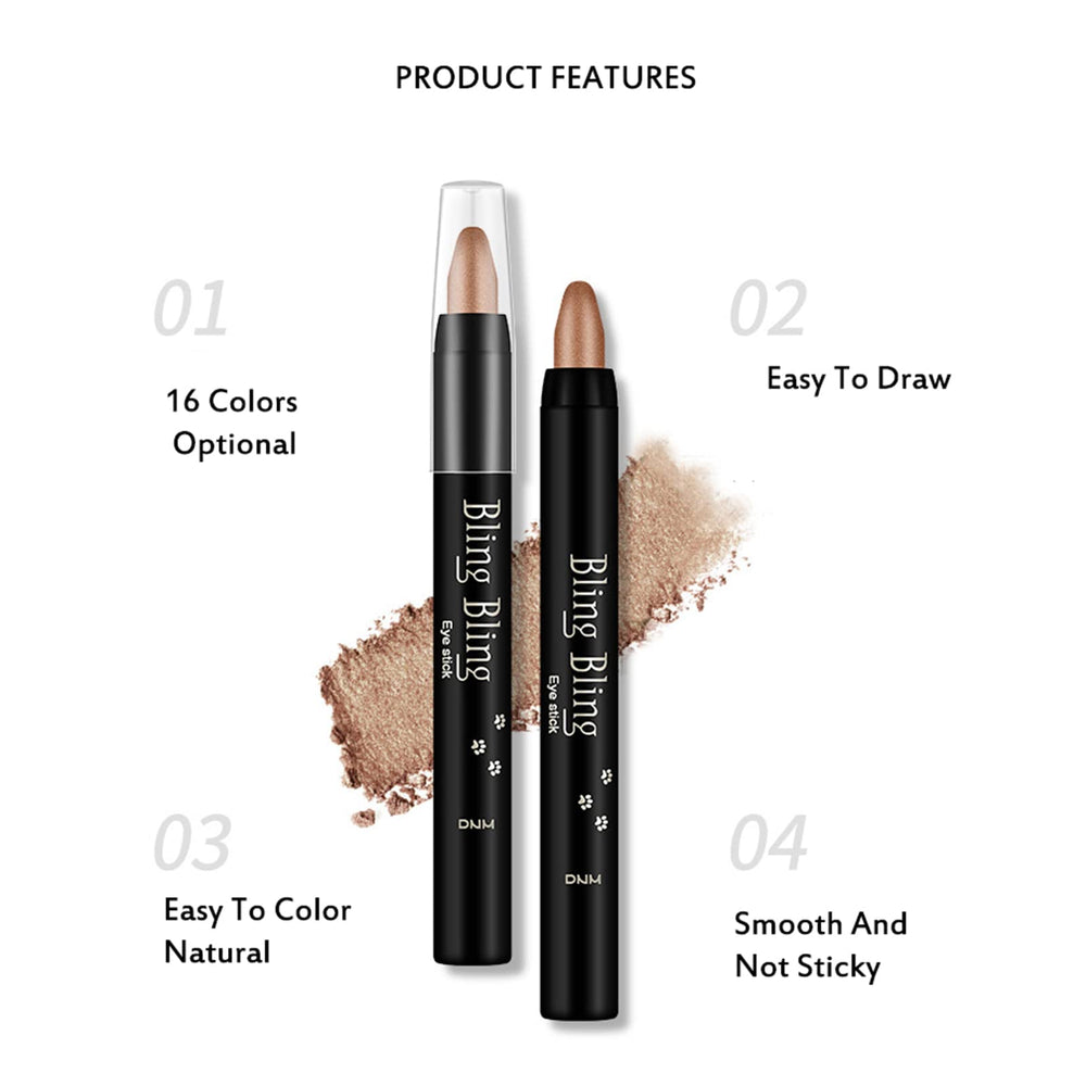 VolksRose shimmering sticks add subtle sparkle to daily office makeup.