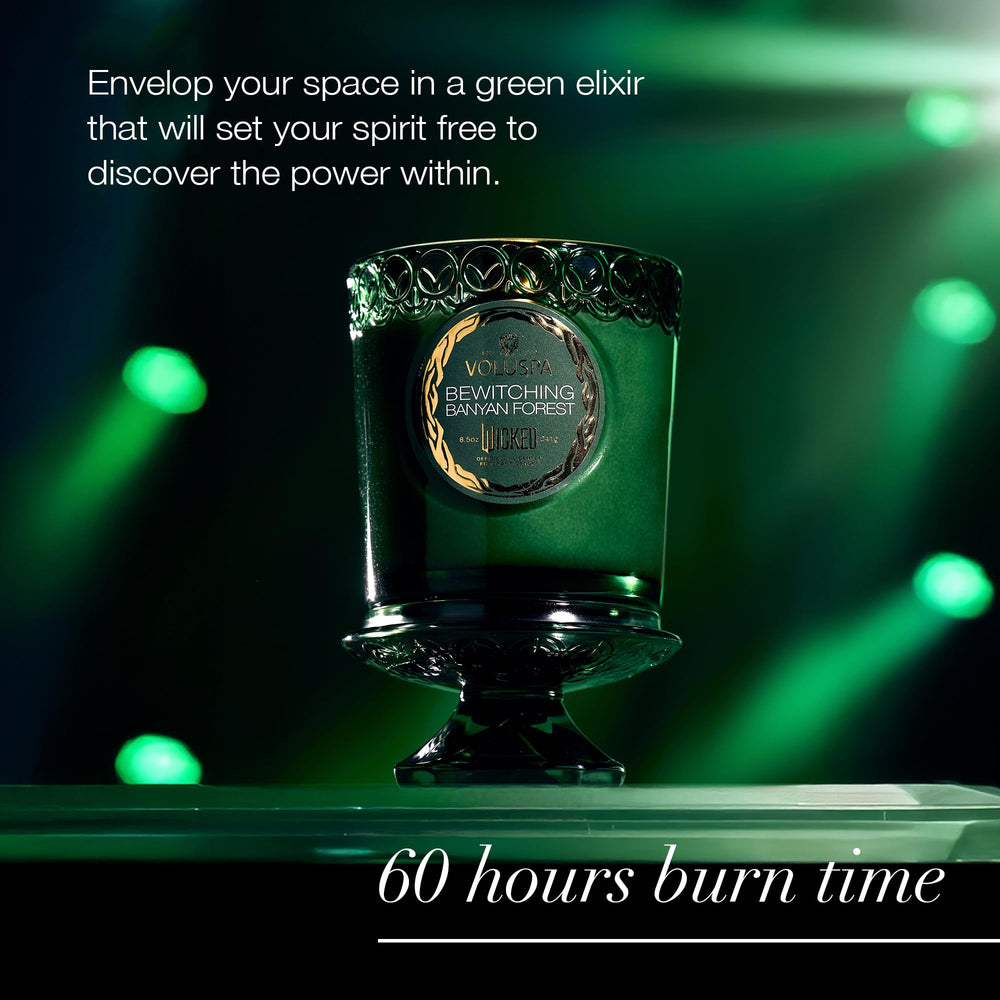 Candle burning to demonstrate a 60-hour burn time