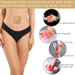 Waterproof anti-seepage layer on castor oil patch