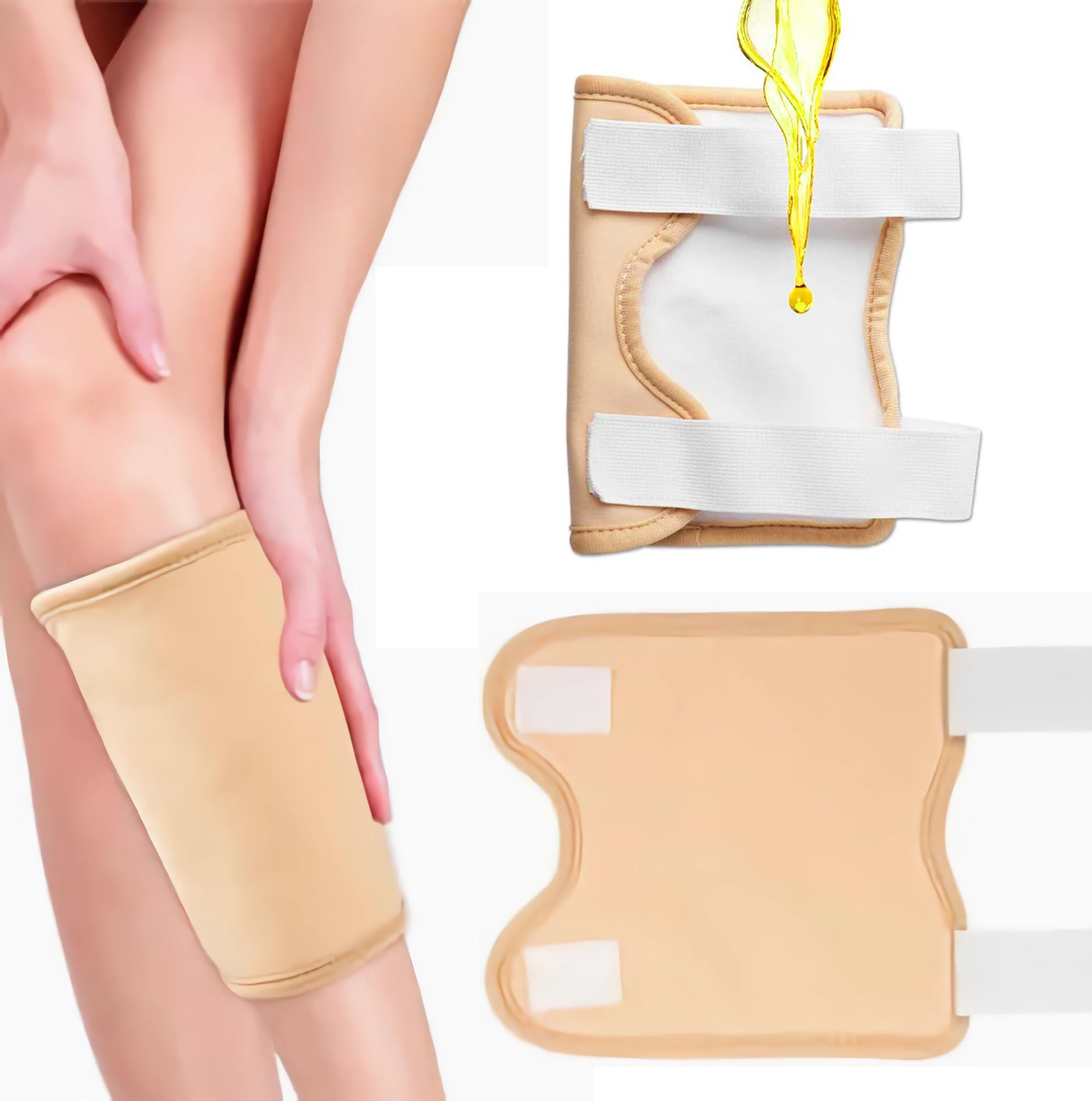 Inner skin-friendly acrylic fiber flannel castor oil pad