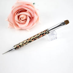 VONYA nail clean-up brush helps tidy edges and polish cleanup.