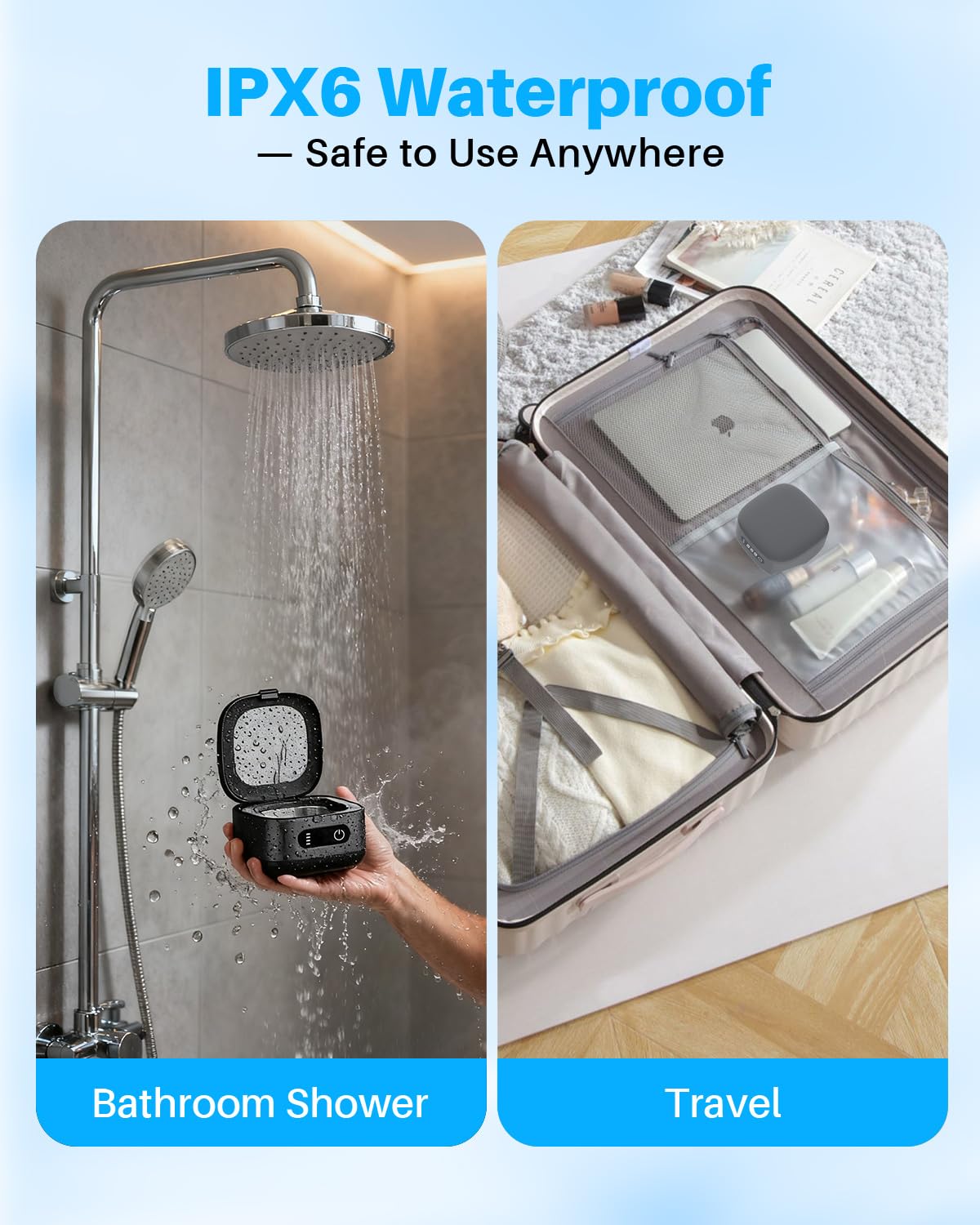 Three cleaning modes: Daily, Deep, and UV light only
