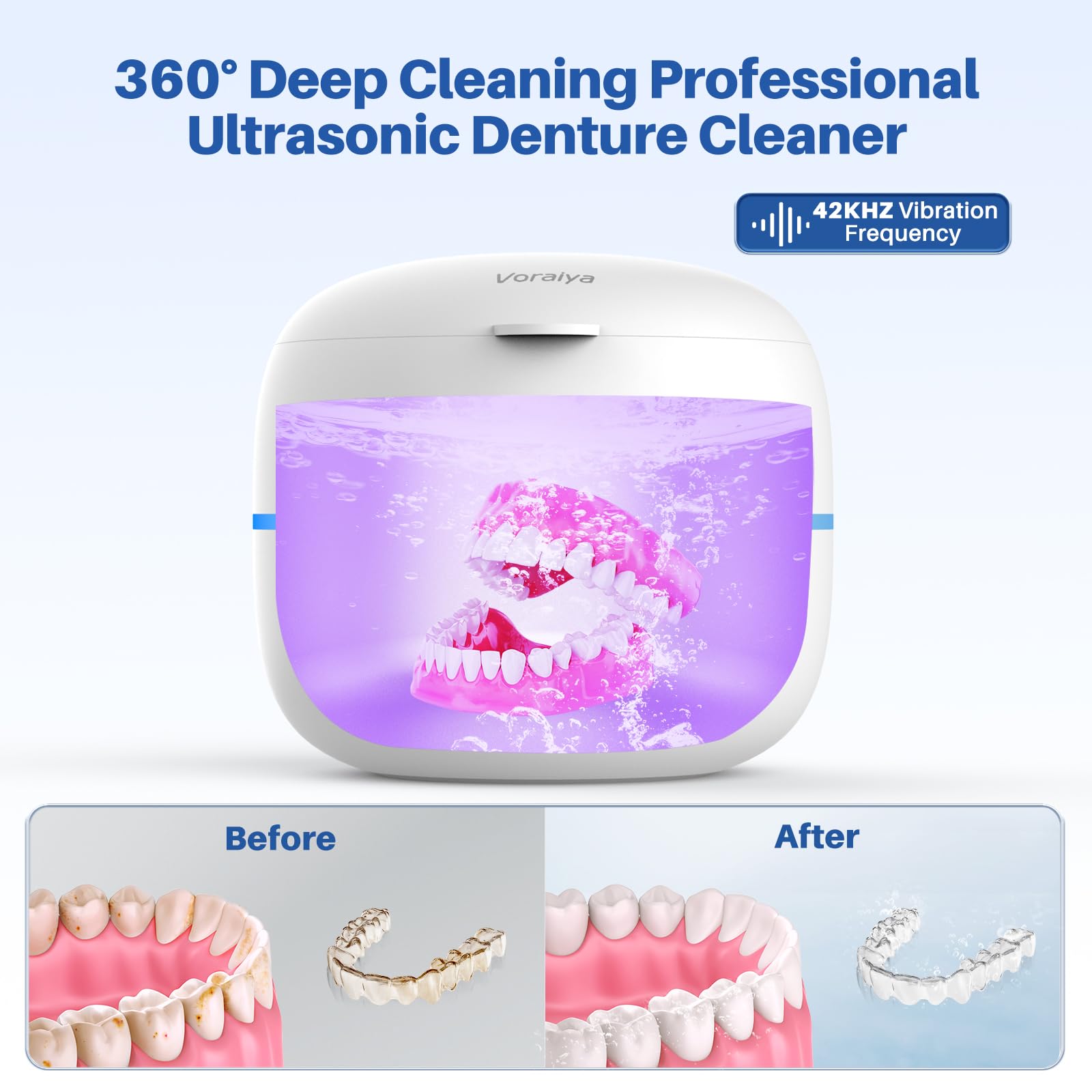 Included half-moon shaped water filter basket