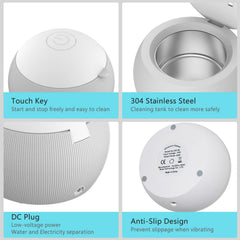 Portable Ultrasonic UV Cleaner for All Dental Appliances