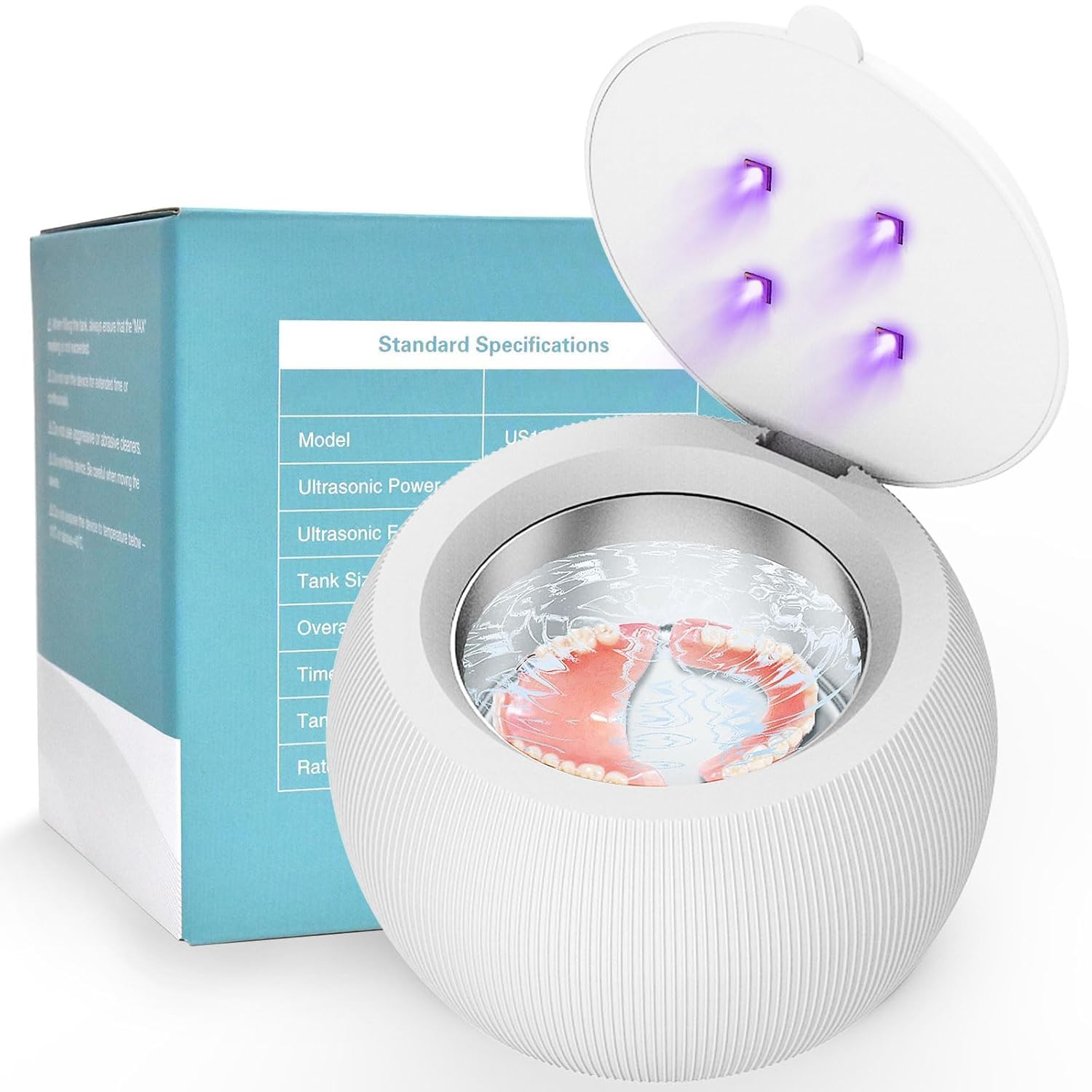 Voraiya Ultrasonic UV Cleaner for Dentures