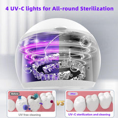 Denture Cleaning with UV-C