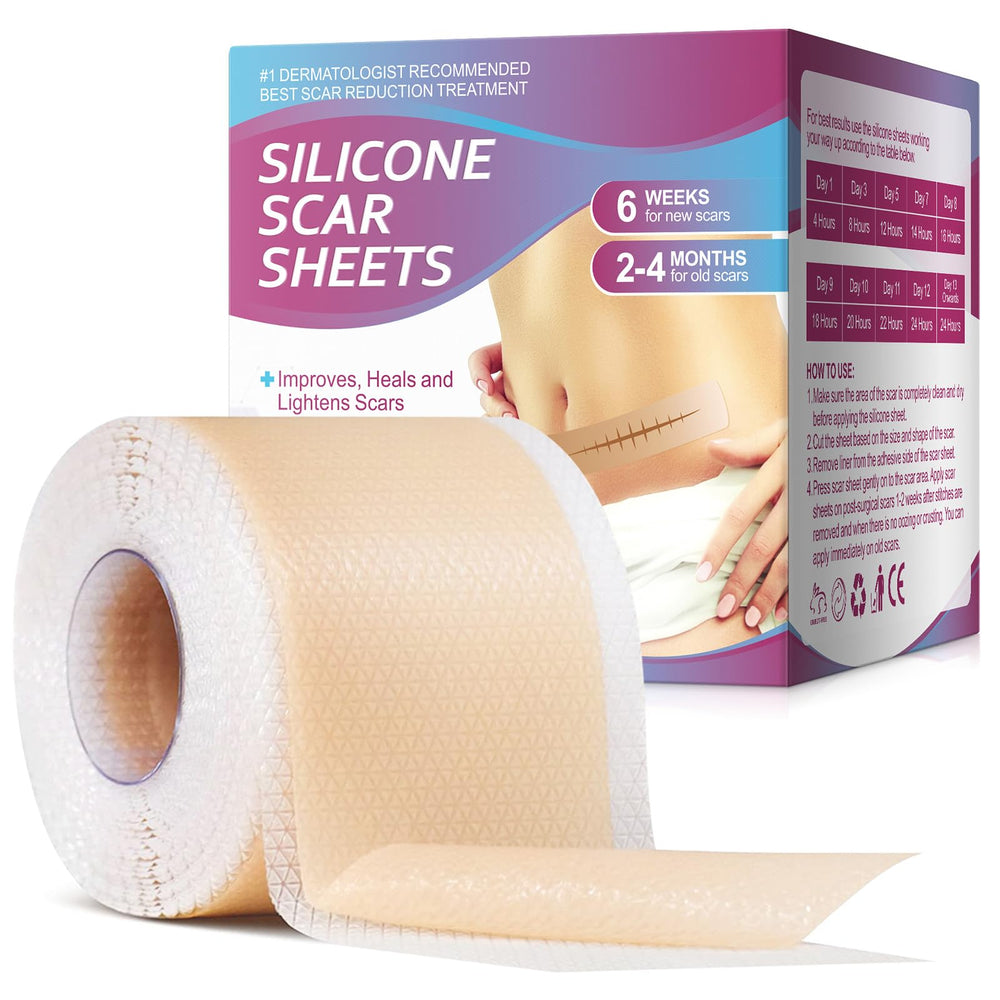 Vortexonix silicone scar sheets on skin provide comfortable wear for daily scar care.