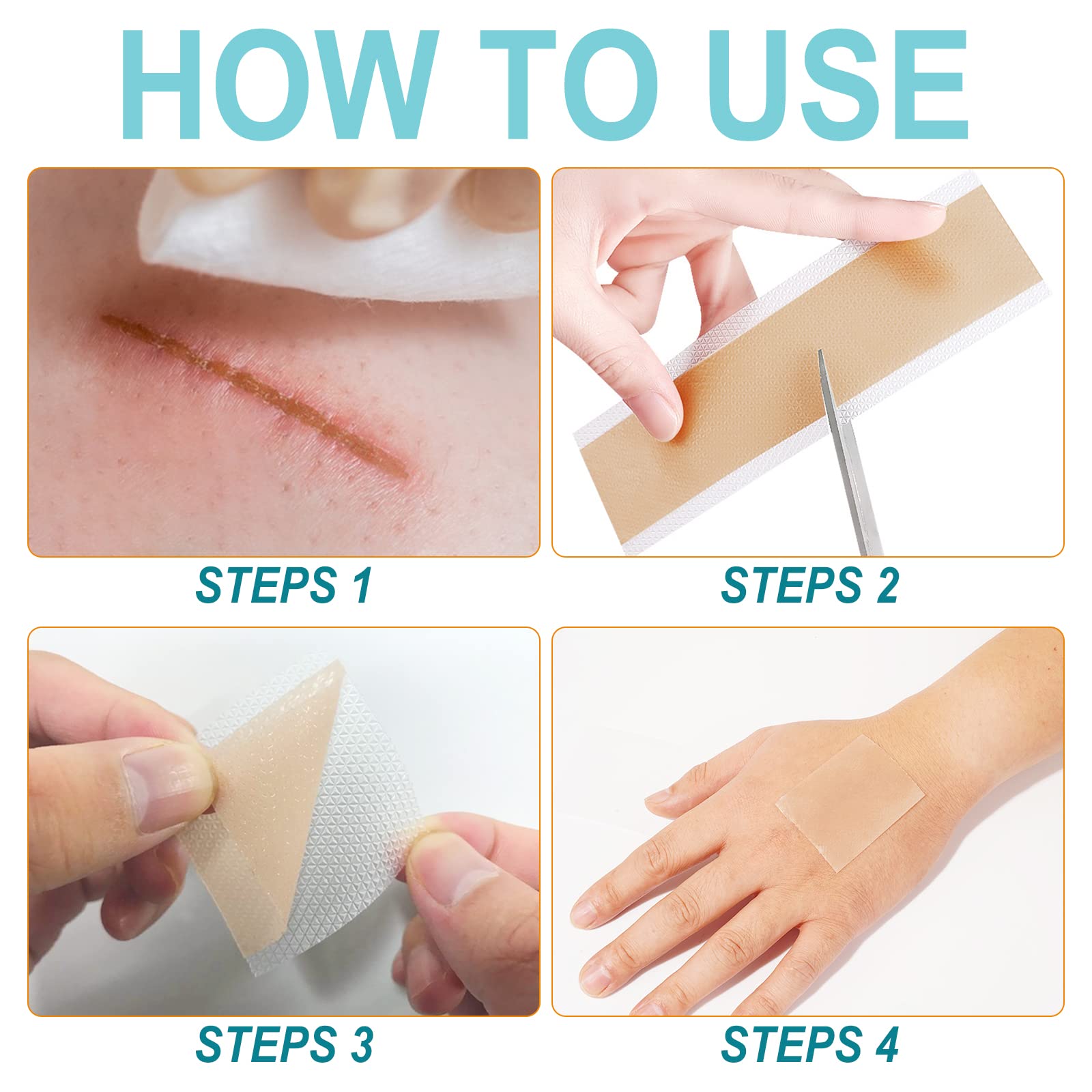 Vortexonix silicone scar sheets reusable after washing for ongoing care