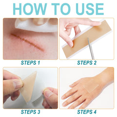 Vortexonix silicone scar sheets reusable after washing for ongoing care