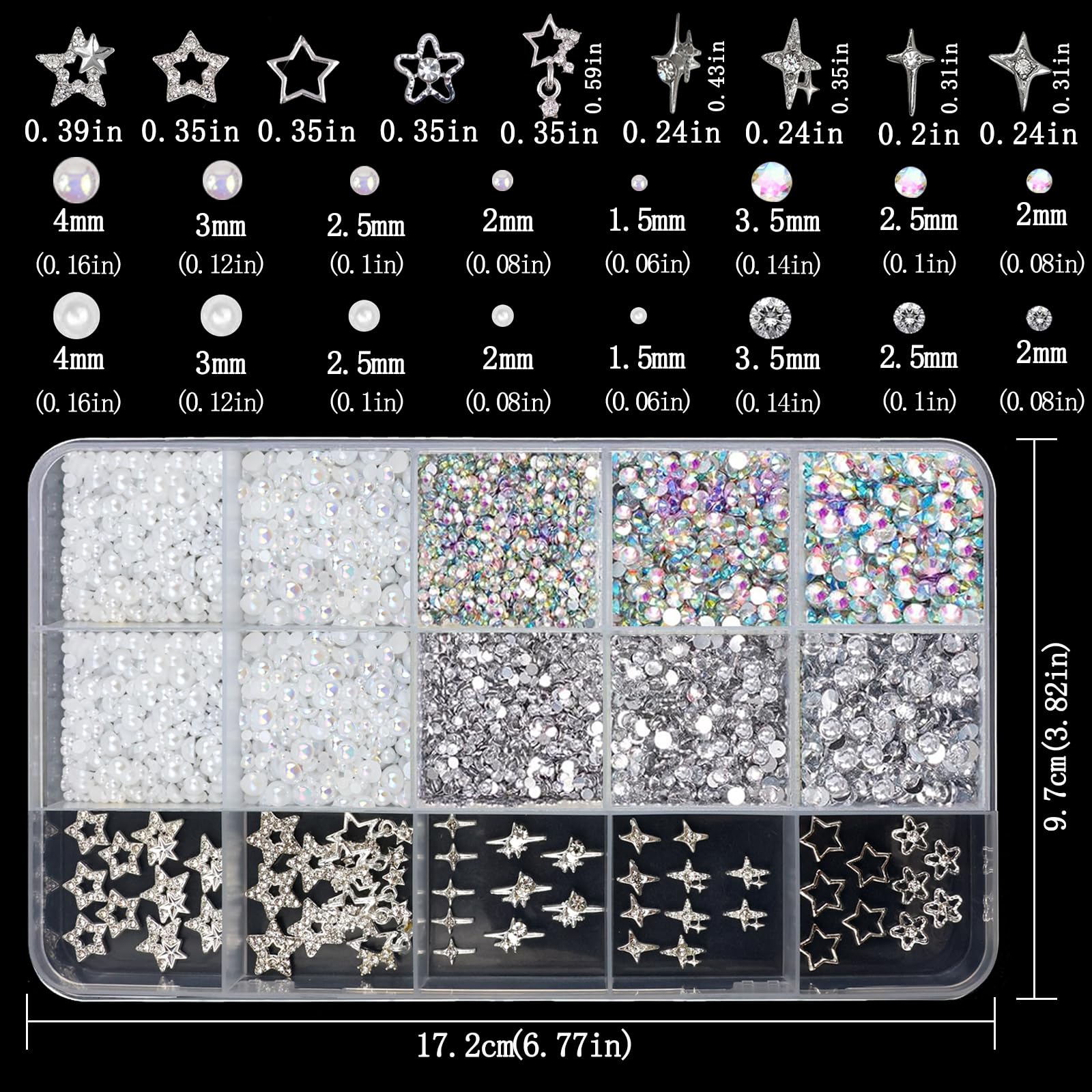 VOTACOS Nail Charms kit for versatile home manicure and crafts.