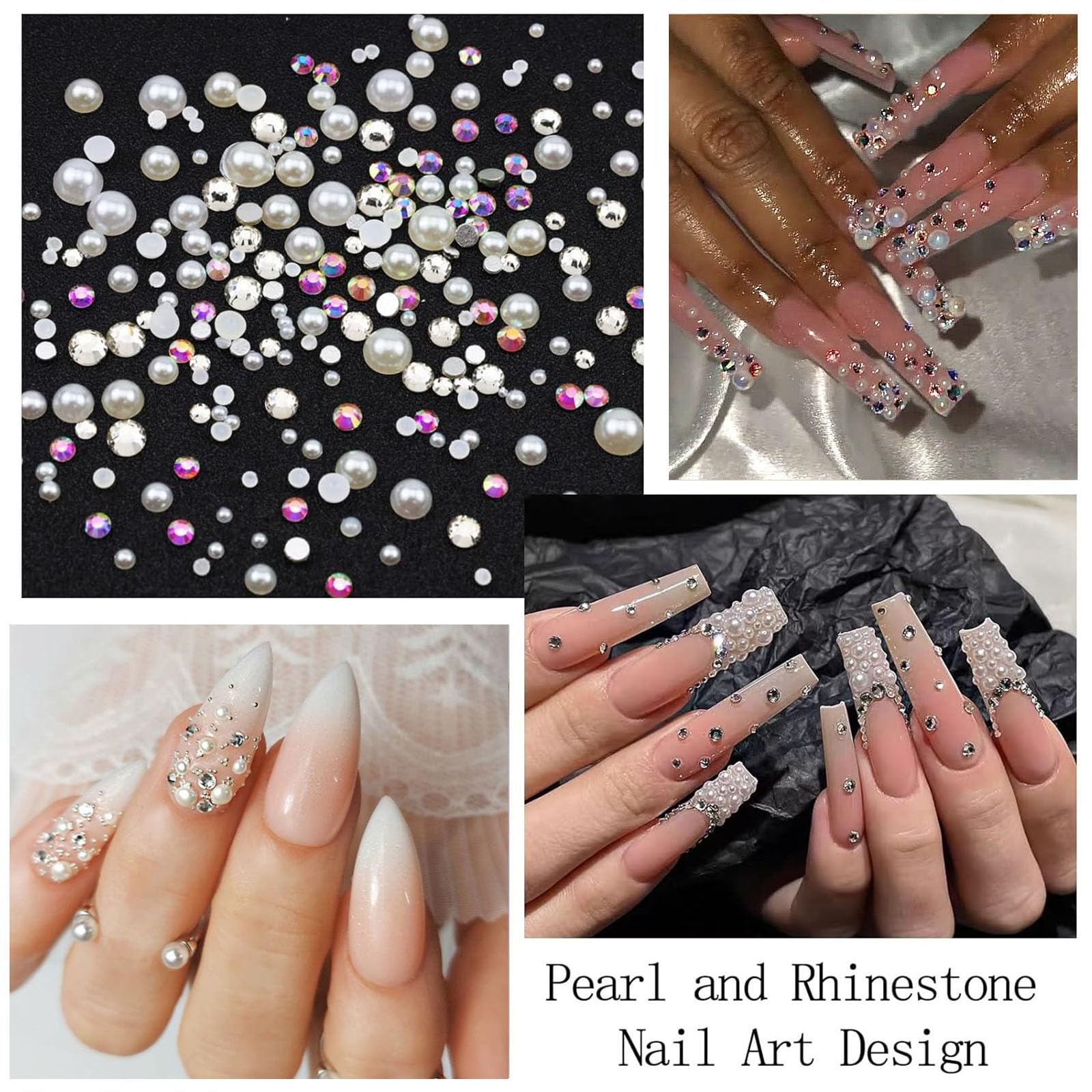 VOTACOS Pearl Rhinestones Mix adds shimmer and color.