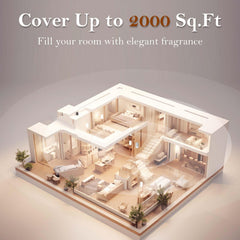 VT VERYSCENT TECH desk diffuser setup adds ambient fragrance to a chic workspace.
