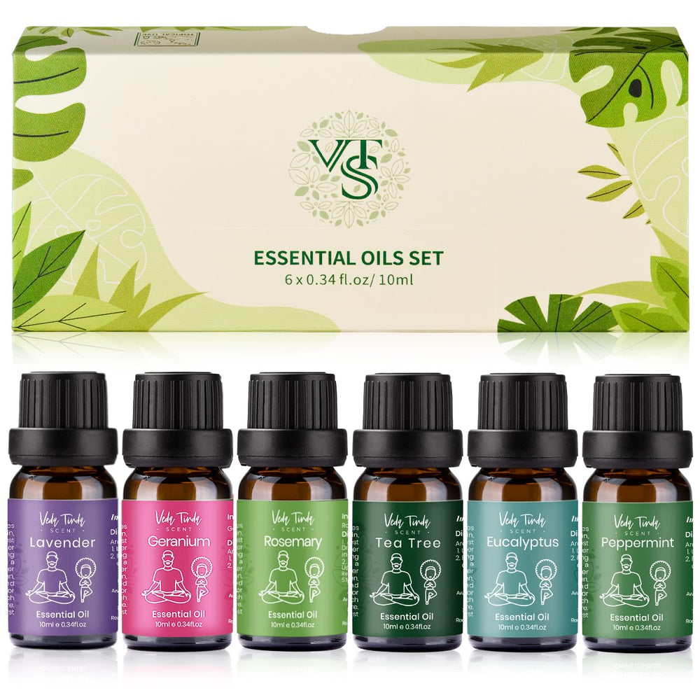 Lavender essential oil bottle from VTS 6x10ml set