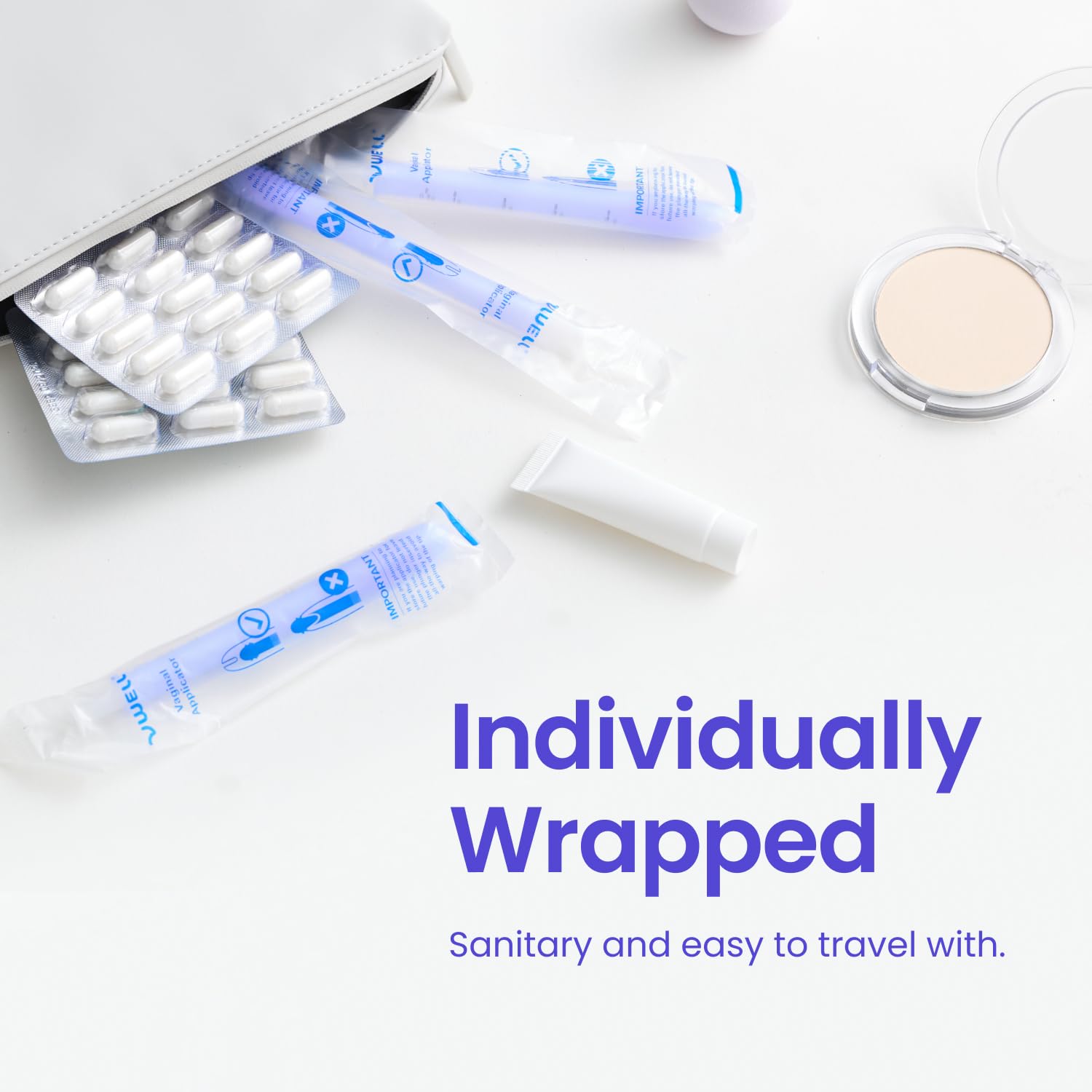 VWELL MaxComfort one-time-use design supports hygienic disposal after use.