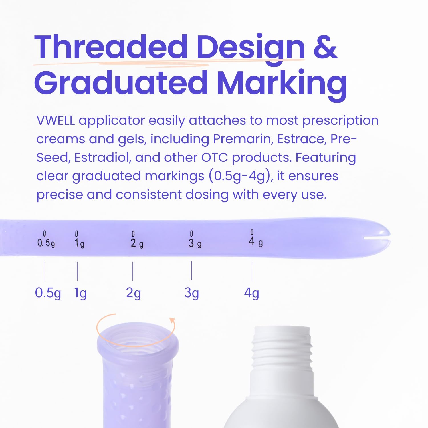 VWELL MaxComfort sterile packaging signals hygienic, single-use convenience.