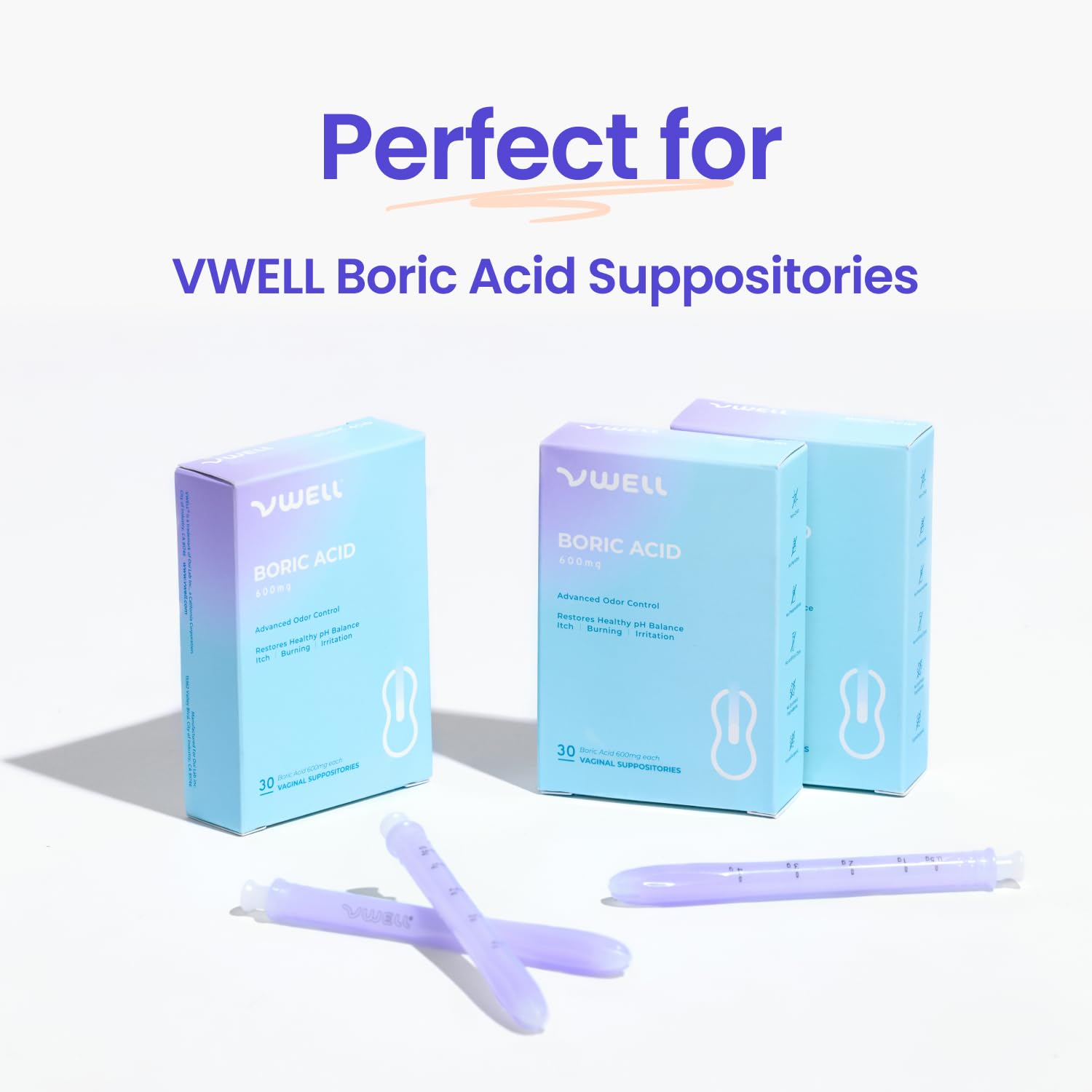 VWELL MaxComfort applicable across capsules, tablets, pills, gels, and creams for versatile use.
