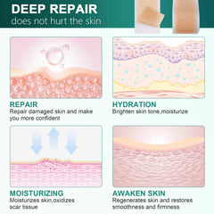 Vxoyo scar sheets adhesive reuse routine: rinse and air-dry.