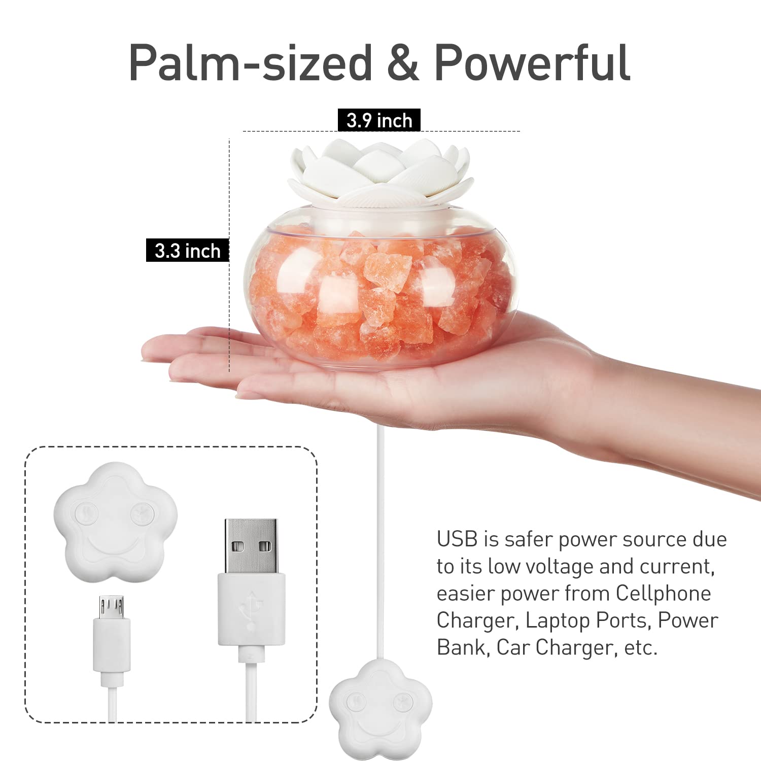 BPA-free materials used in the diffuser for safe home use