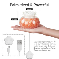 BPA-free materials used in the diffuser for safe home use