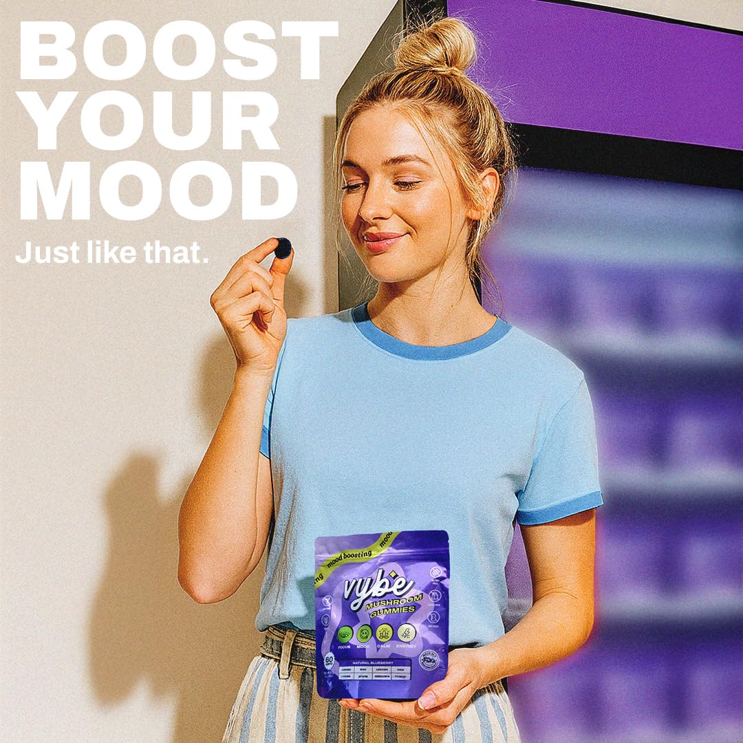 Vybe Blueberry 60-count packshot on white background
