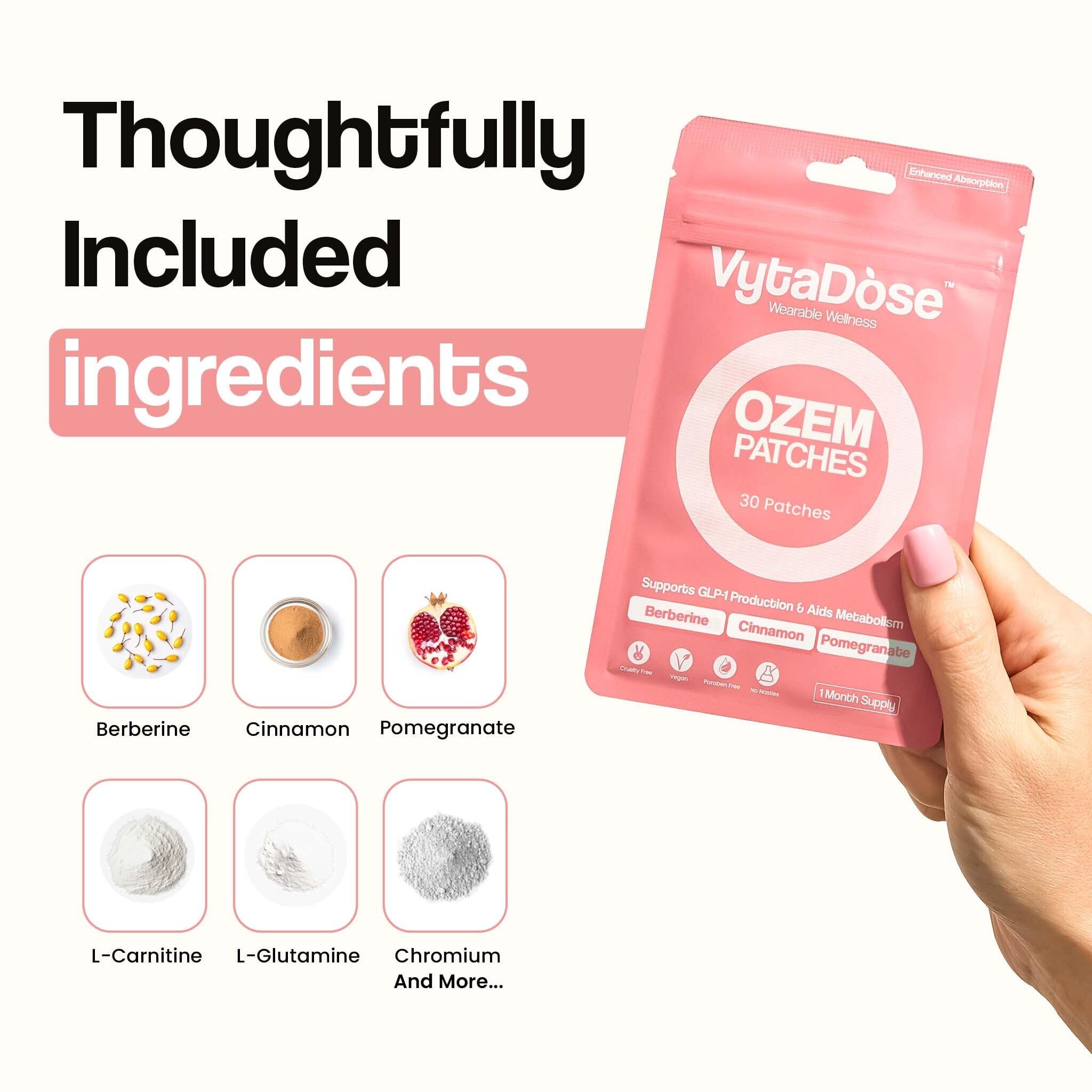 Vytadose GLP-1 patch packaging displaying 30-day supply