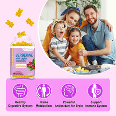 120-count bottle packaging for Berberine gummies