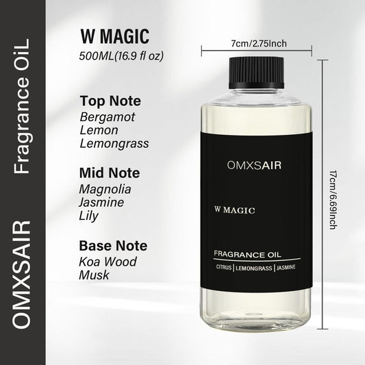 W Hotel inspired packaging for diffuser oil 500ml