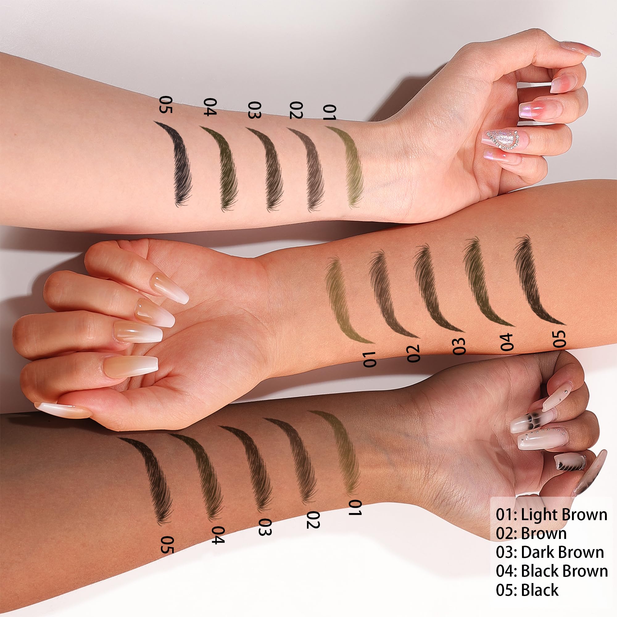 W3W brow gel provides strong hold to keep shape.