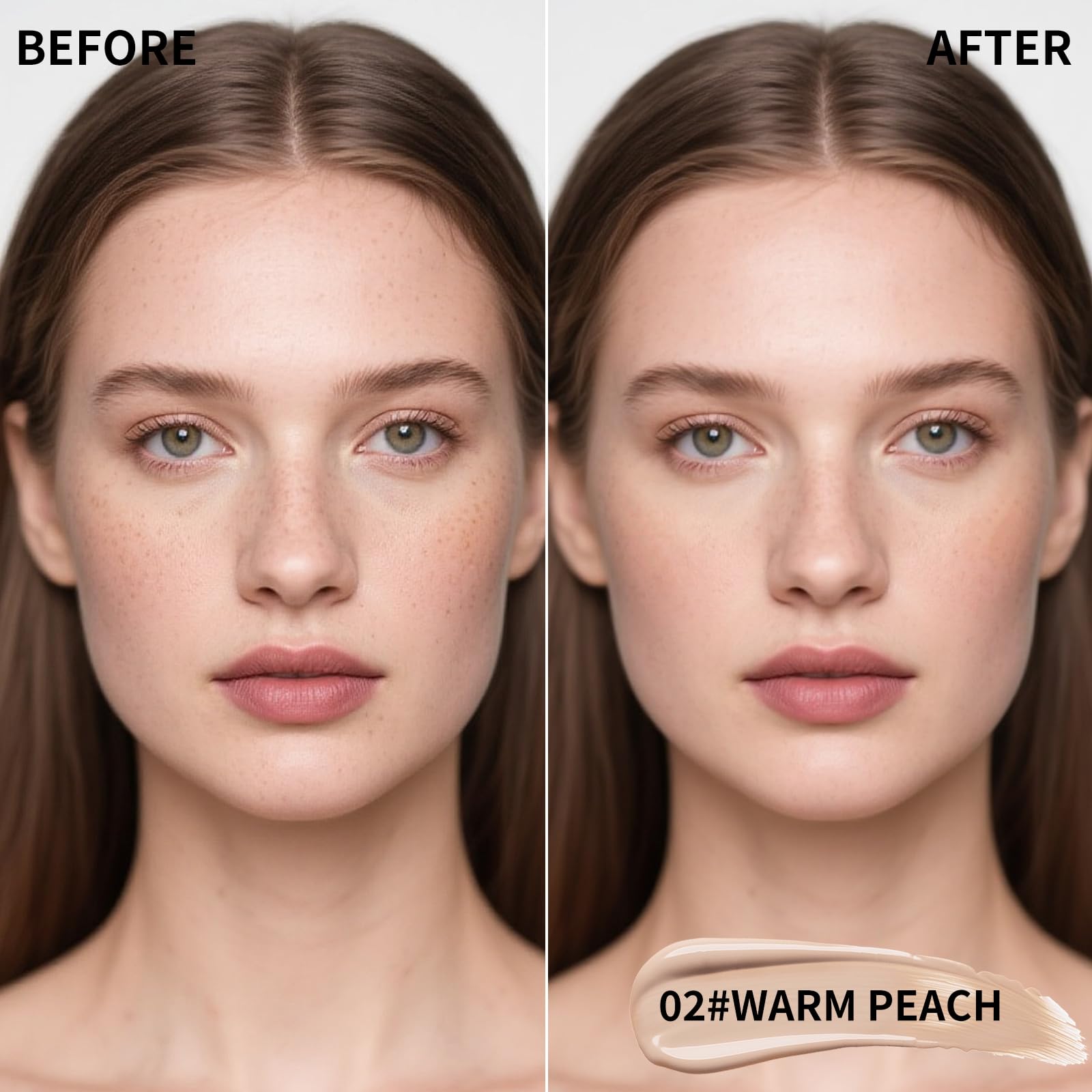 W3W Concealer applicator delivers precise, lightweight application for smooth finish.