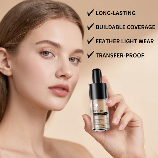 W3W Warm Peach concealer swatches show natural tone match and buildable coverage.